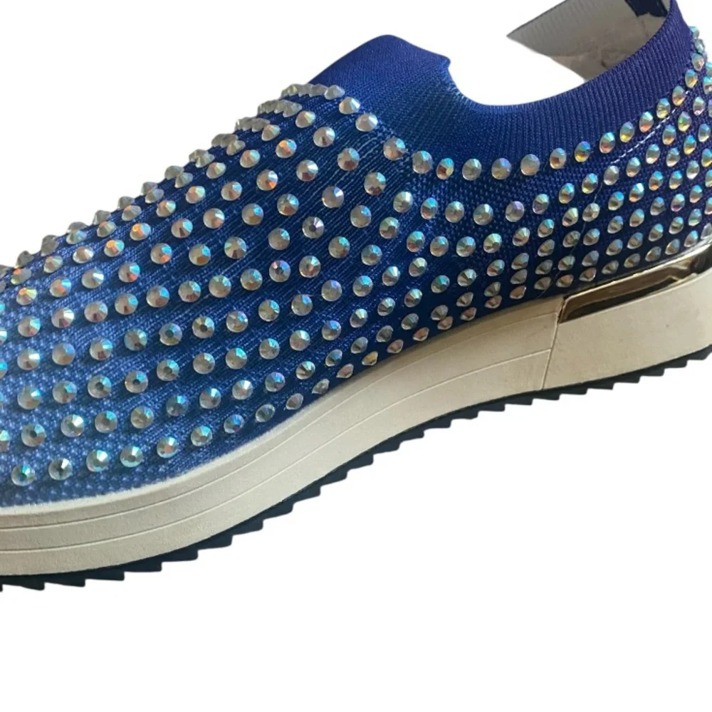 KENNETH COLE Reaction Rhinestone Sneakers Size 9 NEW